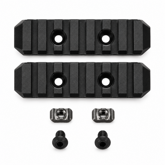 CNC M-LOK Rail - 68-128mm Black