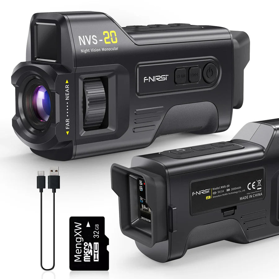 NVS-20 4K HD Monocular Night Vision Device Infrared 6x Digital Zoom